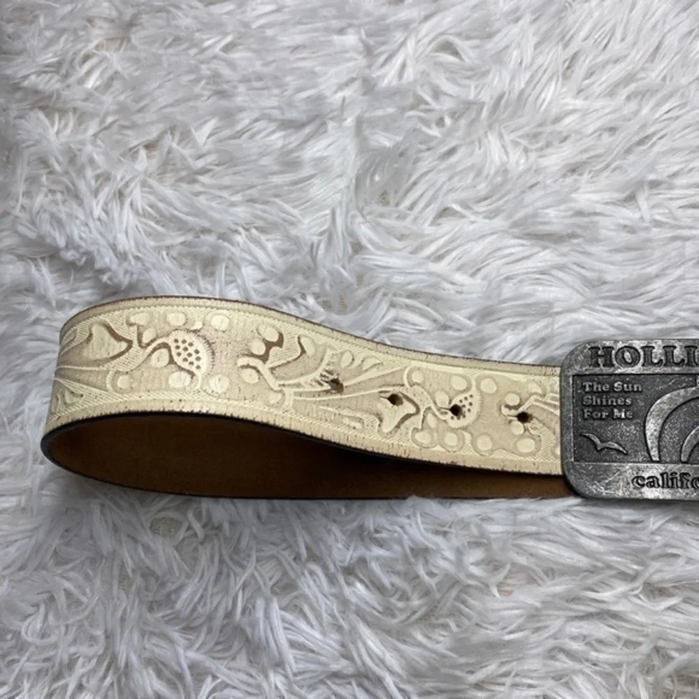 Vintage Hollister California “the sun shines for me” Belt L/XL